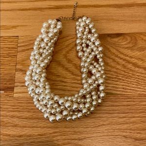 Pearl statement necklace